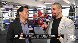 Whittaker exclusive: I think I have superior striking over Khamzat Chimaev | UFC x PCYC launch Resimi