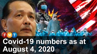 Covid-19 numbers as at August 4, 2020