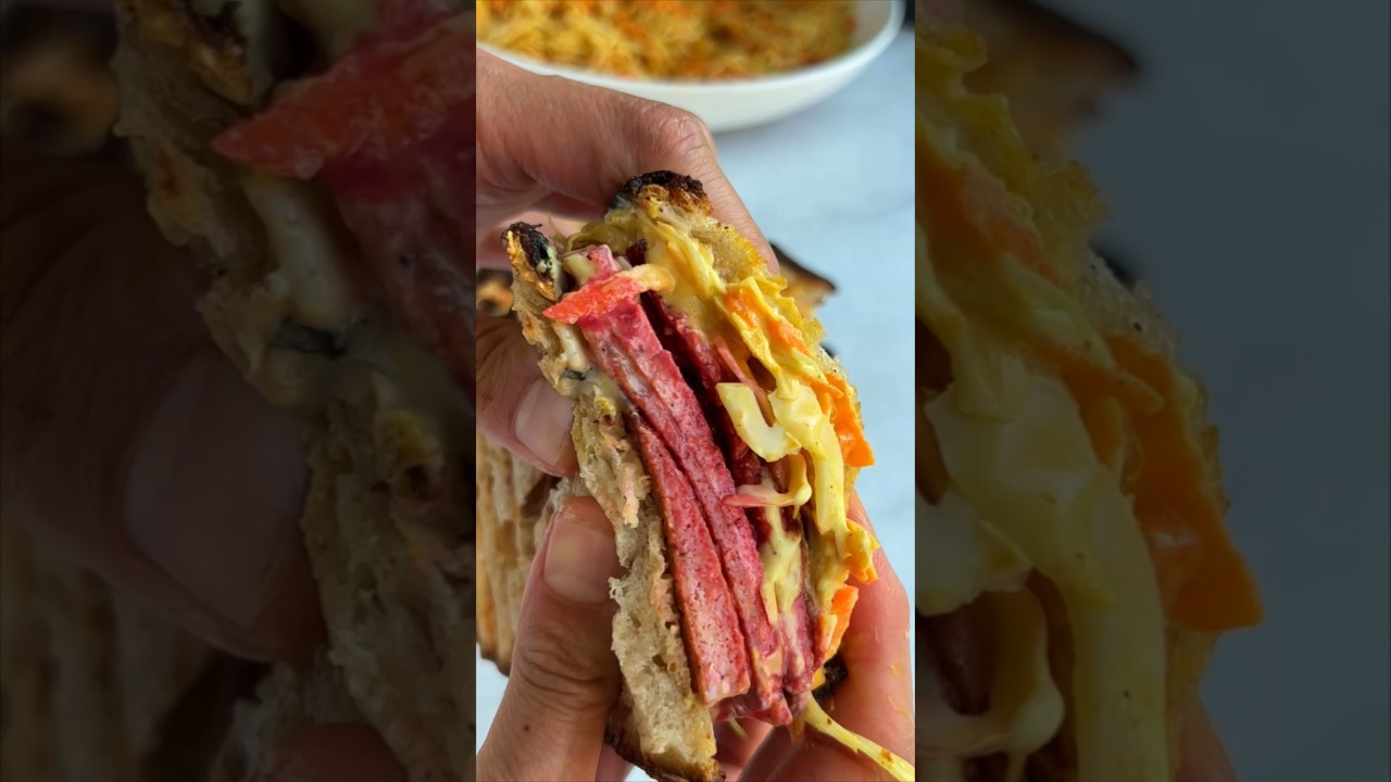 MEAT-FREE PASTRAMI! You have to try this vegan tofu pastrami. Make the best protein-packed sandwich.