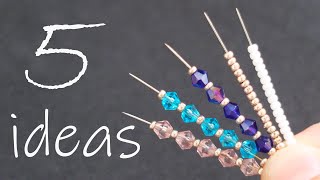 Which idea do you like best 💥 5 IDEAS for DIY beaded bracelets Collection