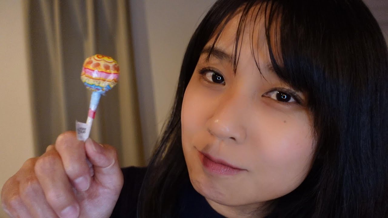 【ASMR】初めてのチュッパチャプス🍭初心者の優しいキャンディサウンド⁉🙄🍭