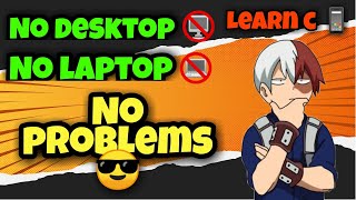 How to learn c programming in mobile | in hindi | mobile programming tutorial | c language using 📱 screenshot 1