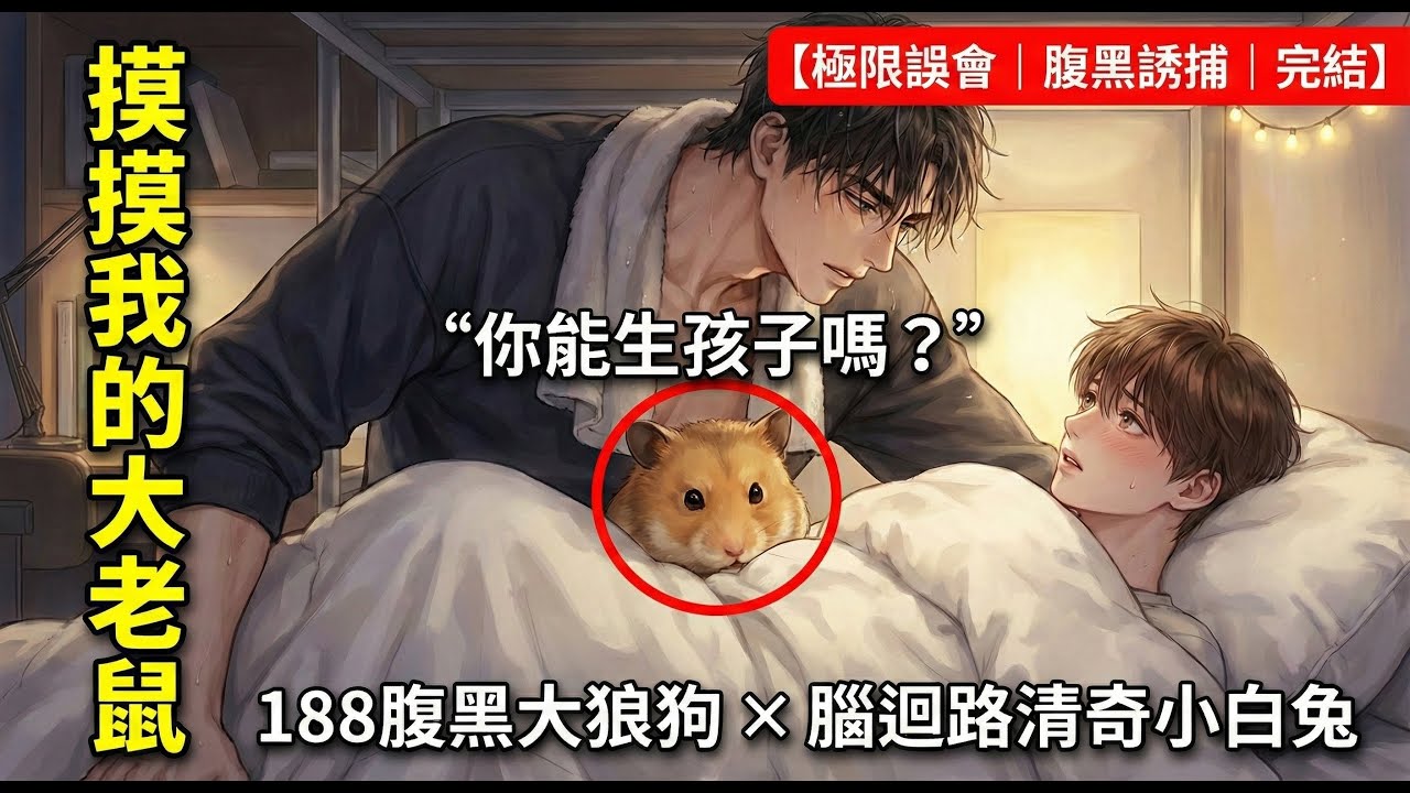 「這哪是老鼠，分明是腹肌！」室友深夜約我進被窩摸大老鼠，我洗乾淨鑽進去卻發現是一隻真倉鼠？揭開 188 腹黑男大的誘捕計畫。【一口氣看完｜甜寵｜校園耽美】