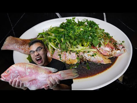 Cá Hồng Siêu To Khổng Lồ Hấp Xì Dầu