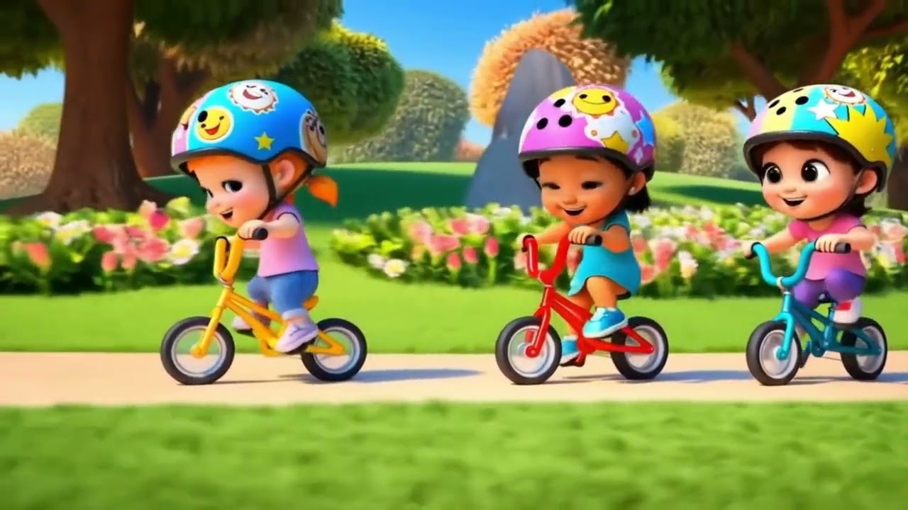 Safety Smart Kids – Street & Bike Safety Song | Nursery Rhymes for Kids in English
