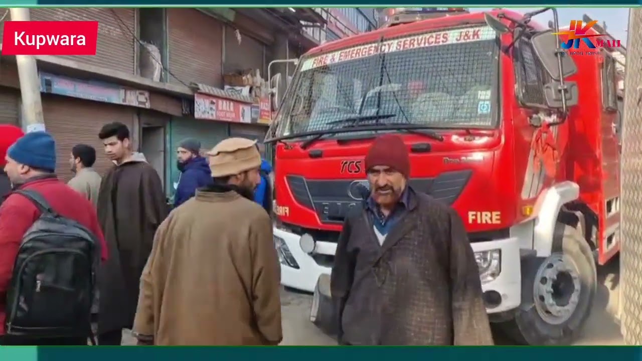 Fire Damages Portion of Three-Storey House at Kupwara Main Bypass