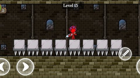 Red Stickman Adventure Animation (Level 11-15 ) Android IOS Gameplay