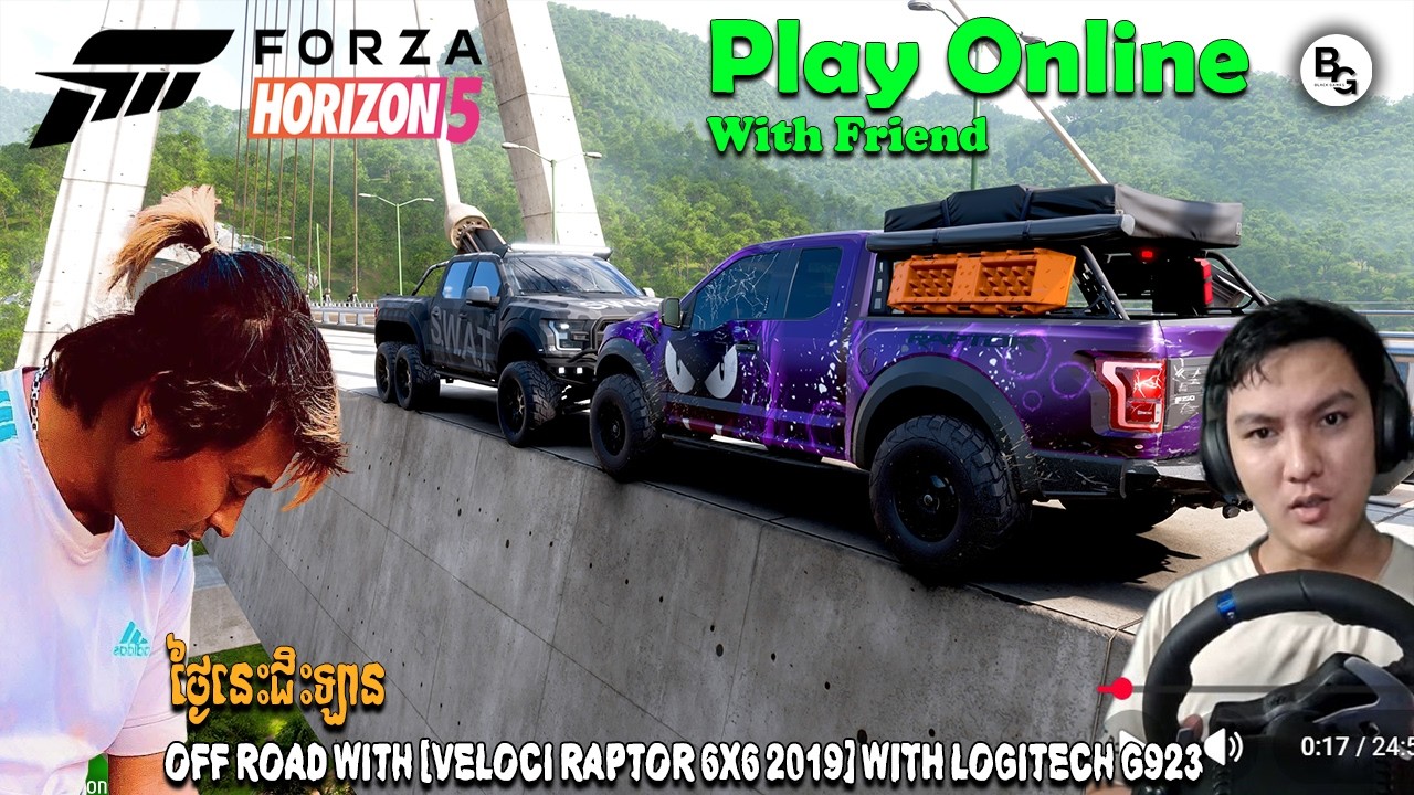 OFF ROAD WITH [VELOCI RAPTOR 6X6 2019] With LOGITECH G923