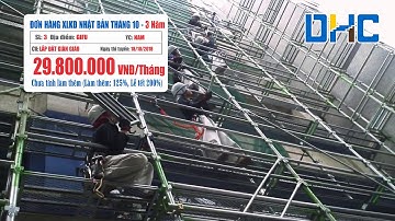 Đơn hàng XKLĐ Nhật Bản tháng 10 – Tuyển 6 Nam “Lắp đặt giàn giáo tại GIFU” 29.8 triệu/ tháng