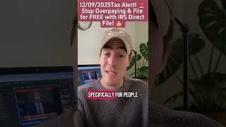 Tax Alert! Stop Overpaying File for FREE with IRS Direct... #Shorts #birks.ernes2