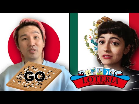 Japanese And Mexican People Swap Board Games