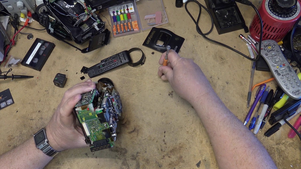 Sony camcorder gear ass repair