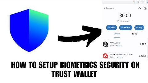 How to setup biometrics security on Trust wallet