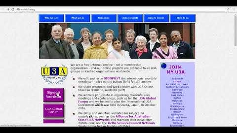 Worldu3a - a free service