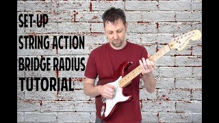 String action/bridge radius set-up with Ken Mercer chords