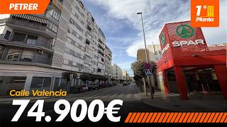 ✅ RESERVADO ✅ IMBX828 // PETRER / CALLE VALENCIA / 74.900€ / 1RA. PLANTA /3 HAB / GALERIA