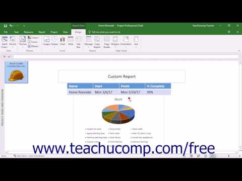 Project 2016 Tutorial Basic Page Setup for Reports Microsoft Training