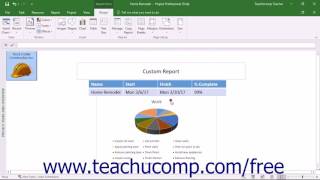 Project 2016 Tutorial Basic Page Setup for Reports Microsoft Training