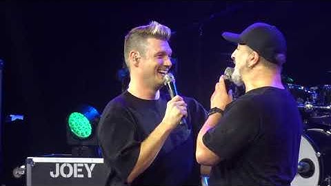 Nick Carter singing "All I Have To Give" at The After Party in Las Vegas 08-21-21