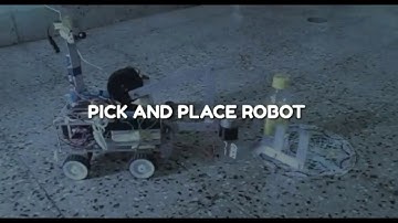Android controlled pick and placed robot