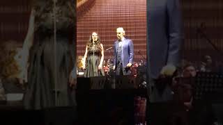 Andrea Bocelli and Maria Aleida - Libiamo ne' lieti calici, Tauron Arena, Krakow, 2017