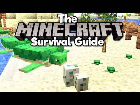 Turtle Hatching & Turtle Shell Helmet ▫ The Minecraft Survival Guide (Tutorial Lets Play) [Part 106]