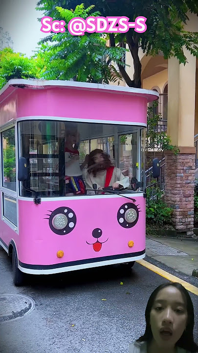 How can you get on a bus without a door #automobile #cute #funny