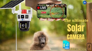 India's  First Triple 4g Solar Camera | Supercam  4g Solar | Features Review | Maizic Smarthome