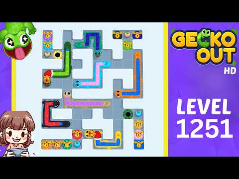 Gecko Out Level 1251 Solution Walkthrough