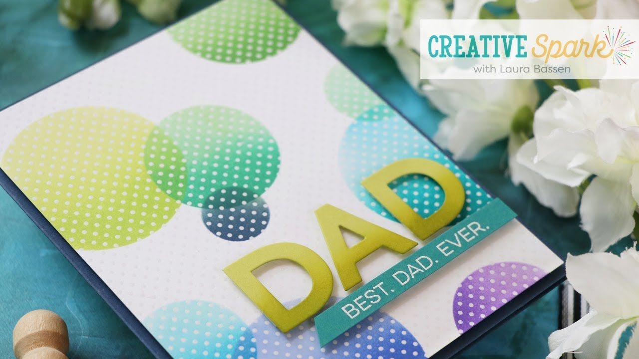 Creative Spark with Laura Bassen: Ink Blending with Emboss Resist - YouTube
