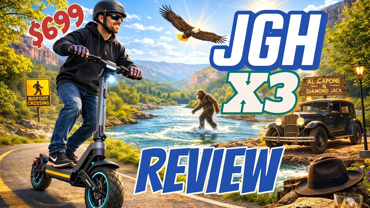 $699 Electric Scooter Adventure to the Colorado River! JGHX3 Real