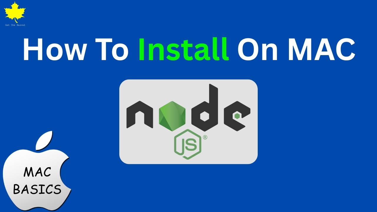 How to install Node js on macOS | step by step guide - YouTube