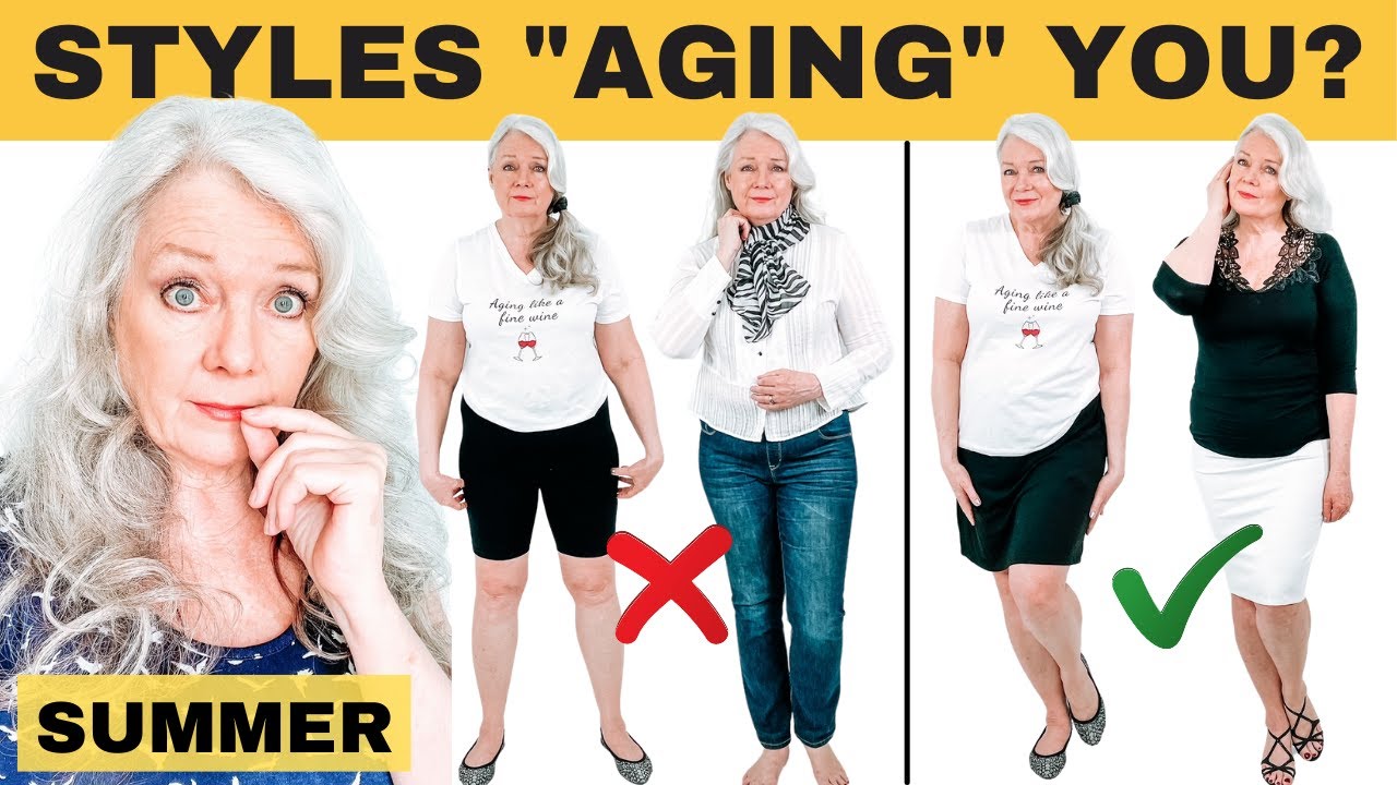 CHANGE SUMMER STYLING & LOOK 10 YEARS YOUNGER ( Women over 50 ) - YouTube