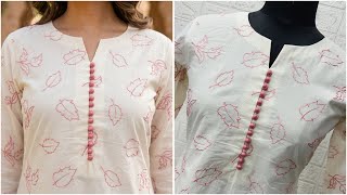 Trending Potli button neck design stitching || बिना सिलाय दिखाए neck design बनाना सीखे || lady point
