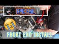 1973 Harley Sportster-FrankenHarley-Front End install FAIL