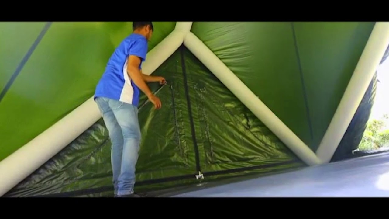 INFLATABLE TENT by GARWARE - Explanatory Video - Local Partner ...