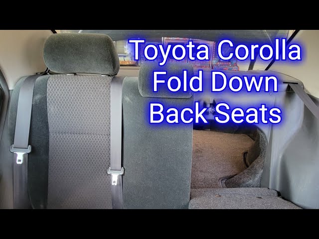 Toyota Corolla Locked Trunk - Back Seat Access (2003, 2004, 2005, 2006,  2007, 2008. See 2009* note.) 