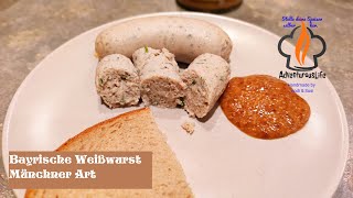 Bayrische Weißwurst nach Münchner Art-Wurst selber machen Nr. 175 #food#foodblogger #foodvlog #wurst