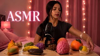 ASMR PROVANDO DOCES EM FORMATO DE FRUTAS