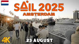 This is AMSTERDAM Sail 2025 Day 4 - Sailing Through the World's Largest Ship Traffic Jam [4k]
