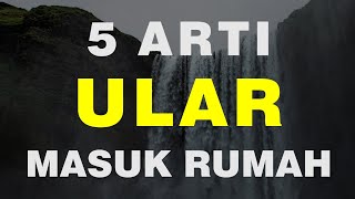 5 Arti Ular Masuk Rumah