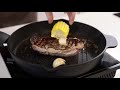 Angus Striploin Steak by Tefal Unlimited Grillpan