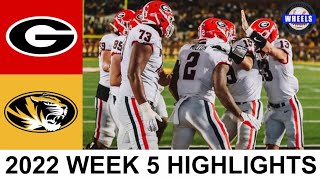 #1 Georgia vs Missouri Highlights | College Football Week 5 | 2022 College Football Highlights