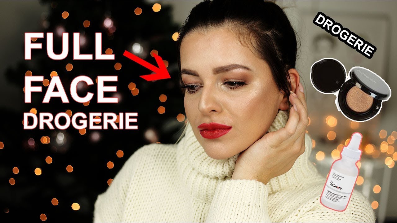 Full Face Makeup using only DROGERIE MAKEUP Part 2 Diana Delo