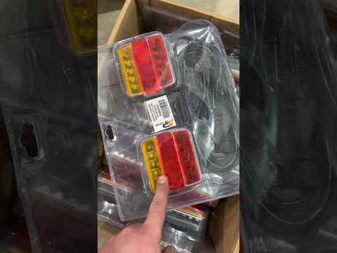 Фонарь прицепа на магнитах с проводкой LED (AGH520), видео 1