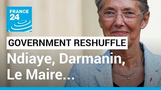 Gérald Darmanin, Catherine Colonna, Pap Ndiaye... Macron ravamps cabinet • FRANCE 24 English