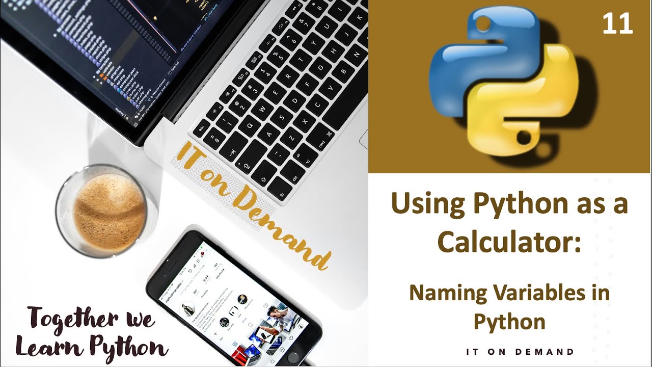 11. Python Tutorial: How to Name Variables in Python (Rules for Naming ...