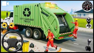Real City Garbage Truck Driving game 🚮 | Trash Dumper Simulator 3D Gameplay Android screenshot 1