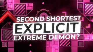 【4K】 "EXPLICIT" [40 SECOND LEVEL!] by Renn241 (Extreme Demon) | Geometry Dash 2.11