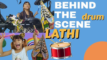 Behind the Scene Drum Cover | LATHI - Weird Genius ft. Sara Fajira drum cover